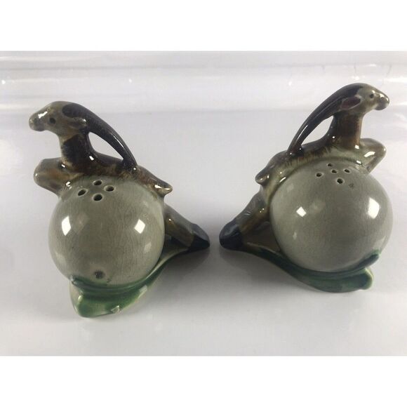 L. Batlin & Son Leaping Gazelle Salt and Pepper Shakers Vintage 1940-1950s - Picture 2 of 9